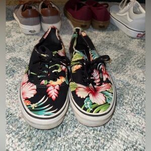 Vans Floral Canvas Sneakers